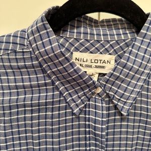 Nili Lotan check Oxford shirt